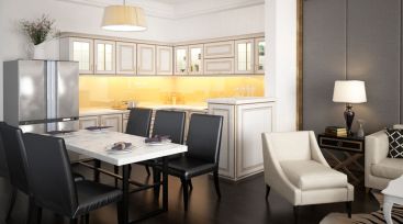 Thiết kế nội thất nhà phố thương mại Làng Sen Việt Nam tại Long An