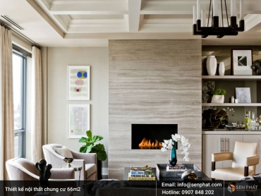 Thiết kế nội thất chung cư 66m2 ĐẸP MẮT, GIÁ 
