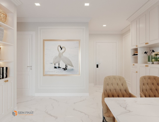 thiết kế nội thất căn hộ chung cư 70m2