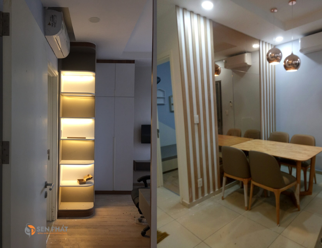 thiết kế nội thất căn hộ chung cư 75m2
