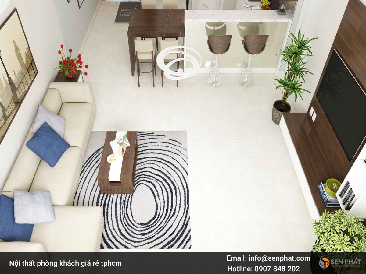 Nội thất phòng khách giá rẻ tphcm