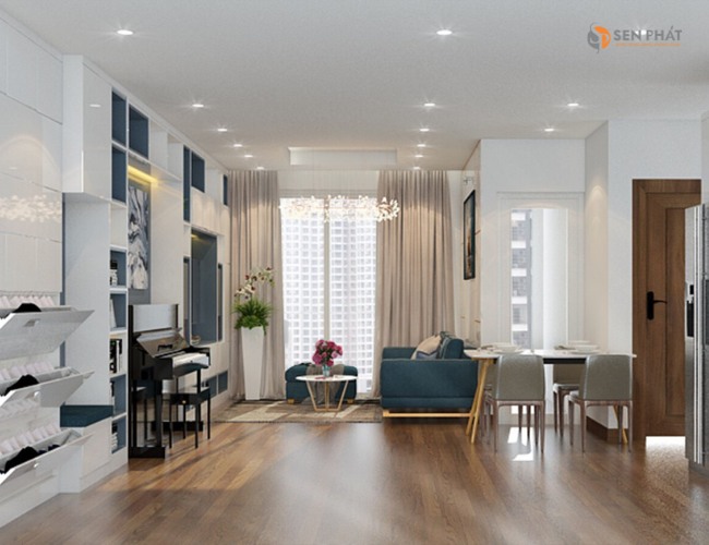 thiet ke noi that can ho chung cu 60m2