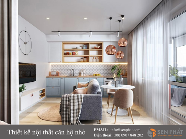 thiết kế nội thất chung cư nhỏ