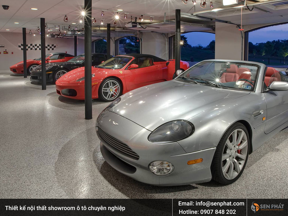 Thiết kế nội thất showroom ô tô chuyên nghiệp