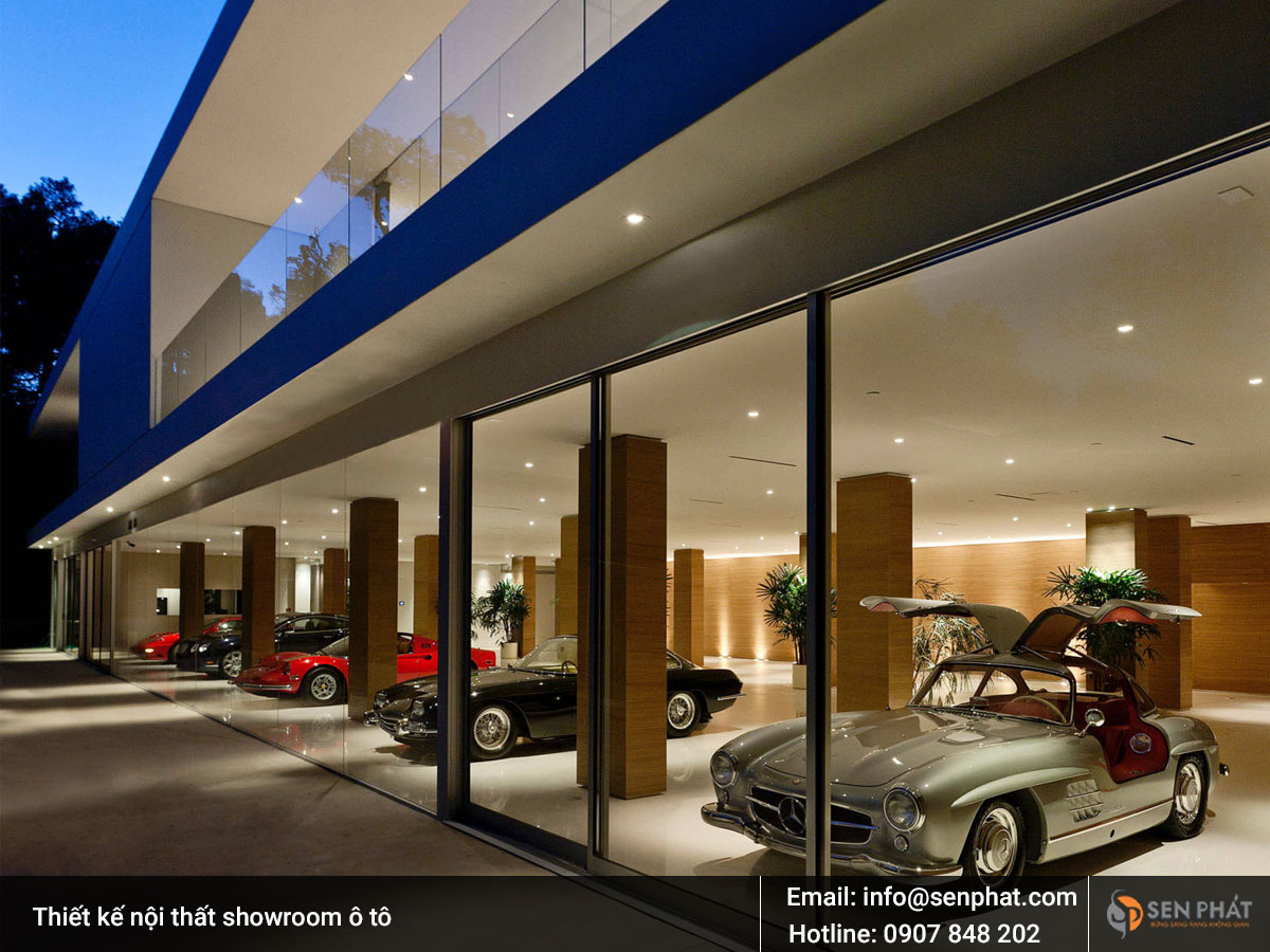 Thiết kế nội thất showroom ô tô