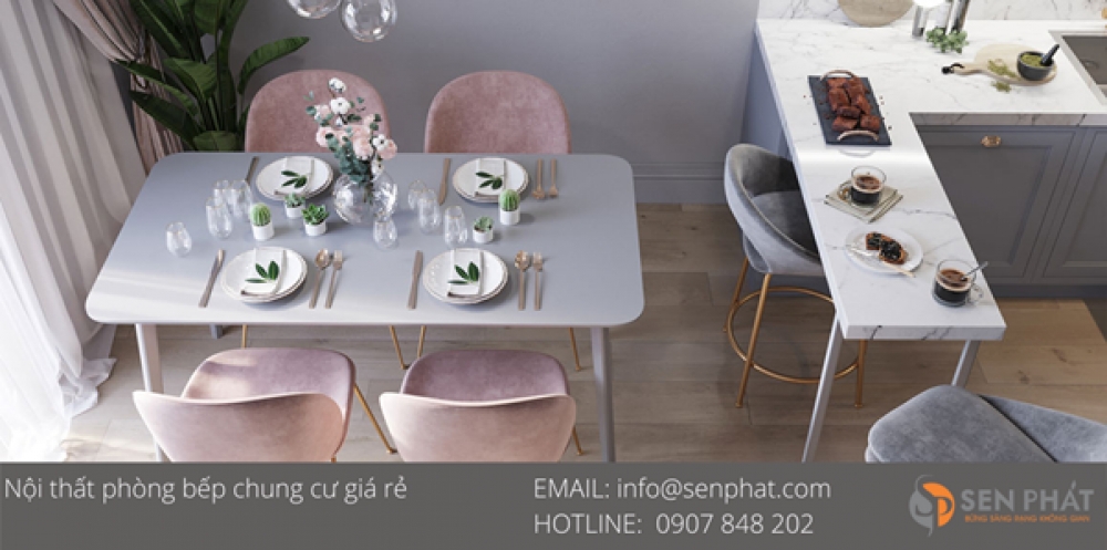 Thiết kế nội thất căn hộ chung cư trọn gói