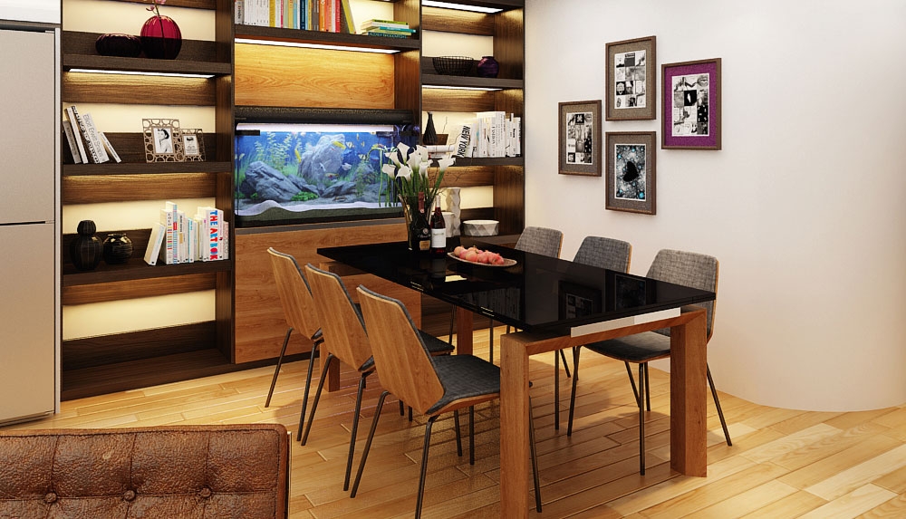Thiết kế nội thất chung cư 96m2 ĐẸP, HIỆN ĐẠI tại TPHCM