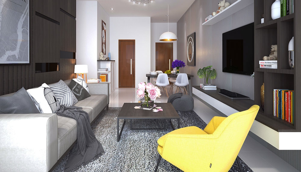 Thiết kế nội thất căn hộ 120 m2 Vista Verde Quận 2