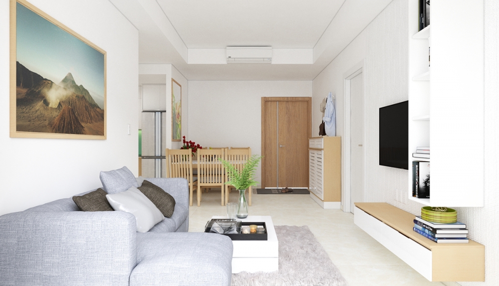 Thiết kế nội thất căn hộ Masteri tại T4-B07-04