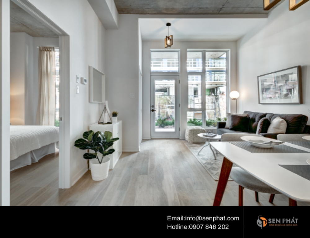 mẫu thiết kế nội thất căn hộ chung cư 70m2