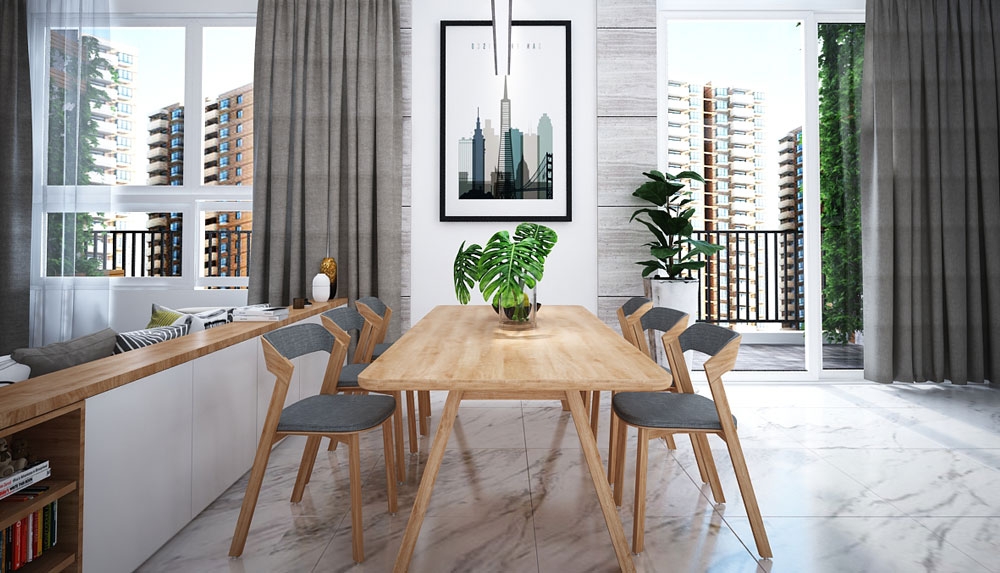 Thiết kế nội thất căn hộ 70 m2 Vista Verde Quận 2